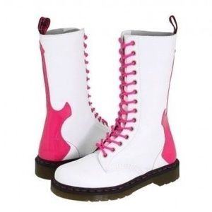 RARE Limited edition pink guitar doc martens